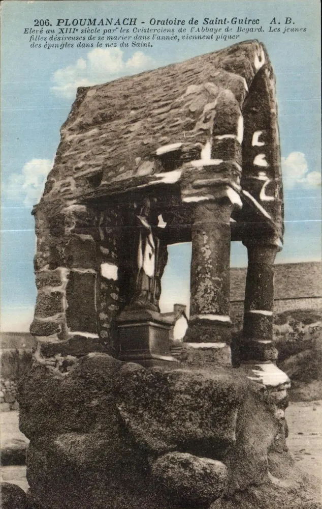Ploumanach - Oratorium des heiligen Guirec — Verlag A. B. n°206 - Vorderseite