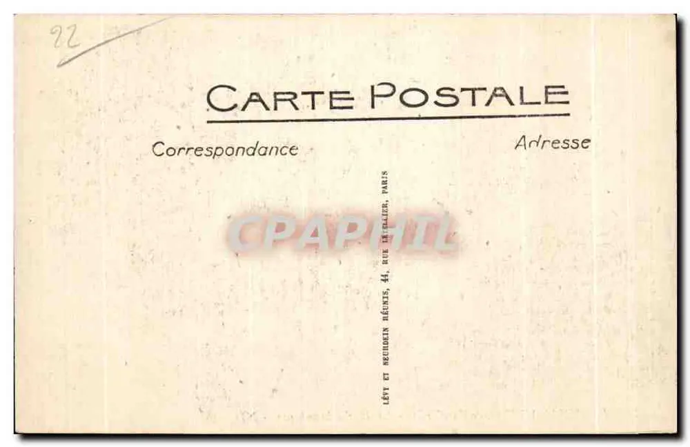 PLOUMANAC'H (Côte-du-Nord) - A Rocha Branlante - ND - Verso