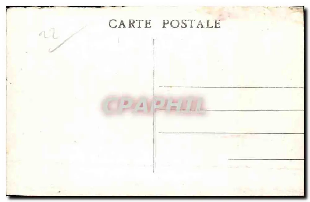 PLOUMANACH (C.-du-N.) — Rochers étranges - La Tête de Mori — Édition de l'Hotel Beau Séjour, Trégastel - Rückseite