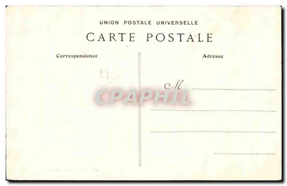 PLOUMANACH — « La Tête de Mort » — Coleção Villard, Quimper - Verso