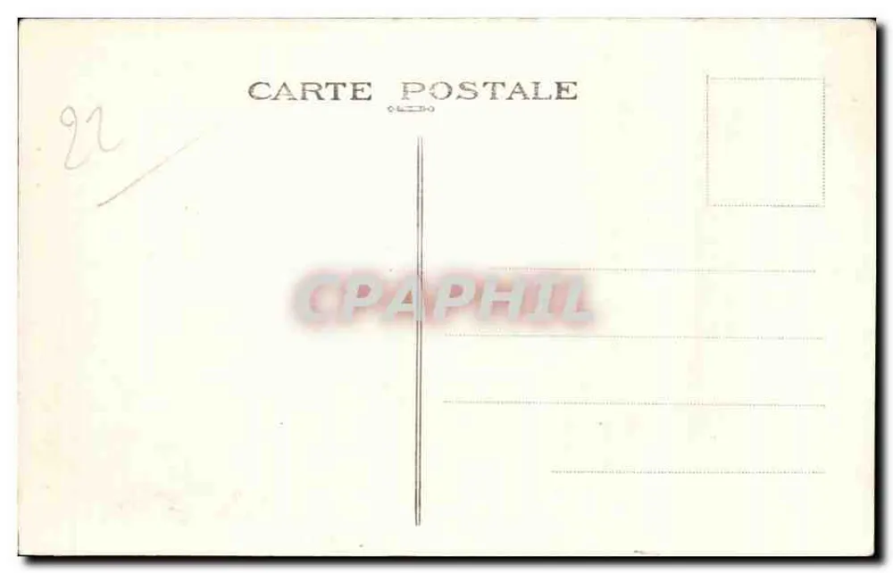 Oratorium des hl. Guirec in Ploumanach (Côtes-du-Nord) — im 13. Jahrhundert von den Zisterziernern der Abtei Begard errichtet — Ausgabe des Hôtel Beau-Séjour, Trégastel - Rückseite