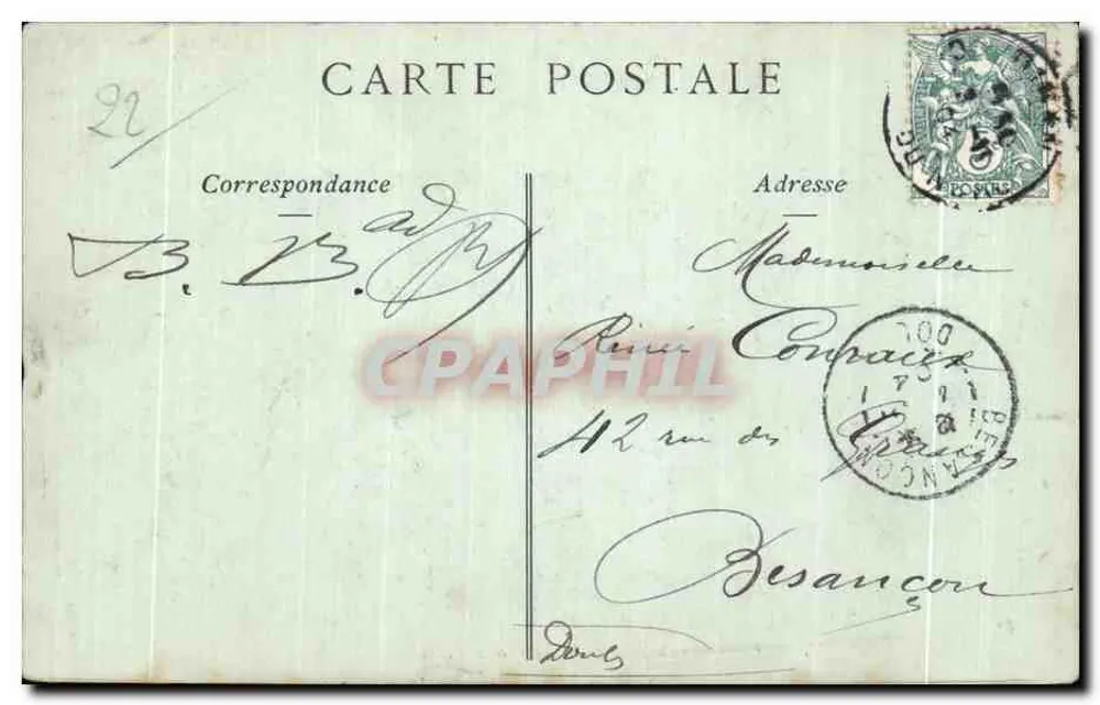 Dinan — Allgemeine Ansicht vom Turm der Uhr — Collections ND Phot - Rückseite