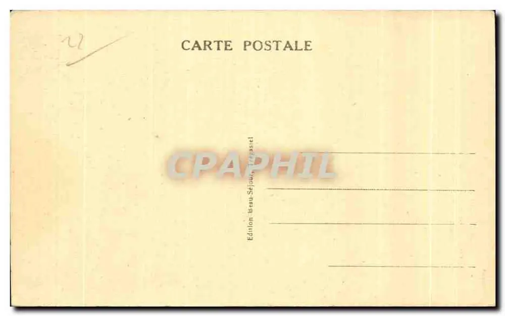 Umgebung von Trégastel - Ploumanach (C.-du-N.) - Oratorium von St-Guîrec - Rückseite