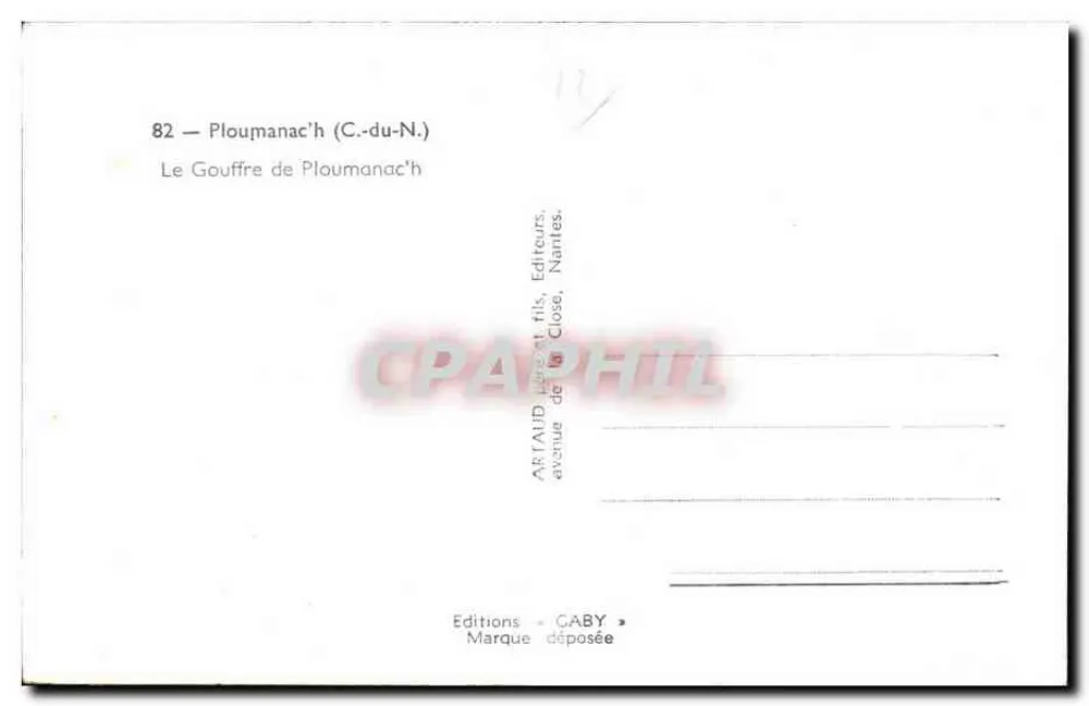 O Gouffre de Ploumanac'h — Ploumanac'h (C.-du-N.) — Éditions Gaby - Verso