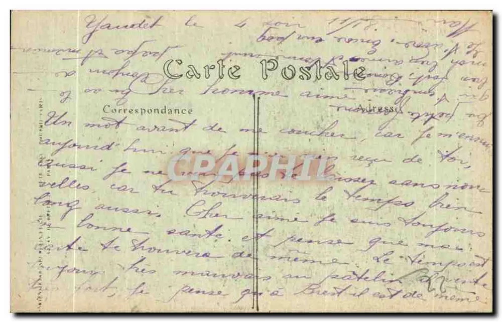 PLOUMANACH (Côtes-du-Nord) — A Torre da Ponta do Diabo — ND.P. n°153 - Verso