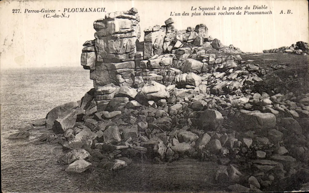 PLOUMANACH — O Squevel na ponta do Diabo — A.B. - Frente