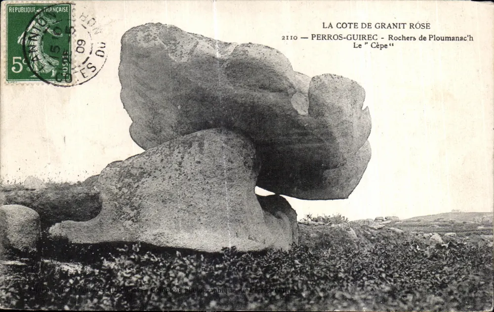 Die Rosa Granitküste — Felsen von Ploumanac'h — Verlag: Compagnie photographique de Perros-Guirec - Vorderseite