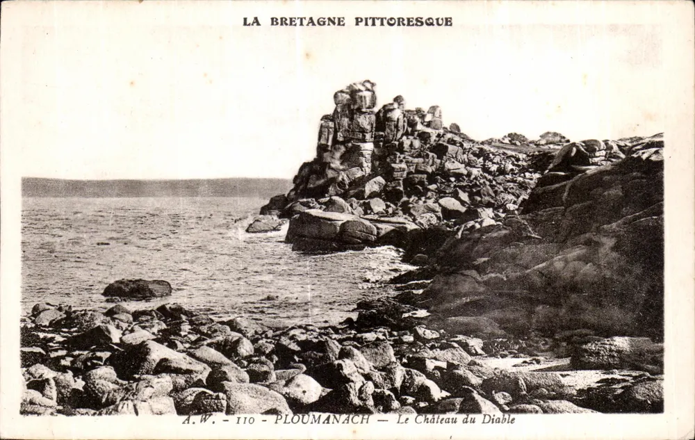 PLOUMANACH — O Castelo do Diabo — A.W. - 110 - Frente