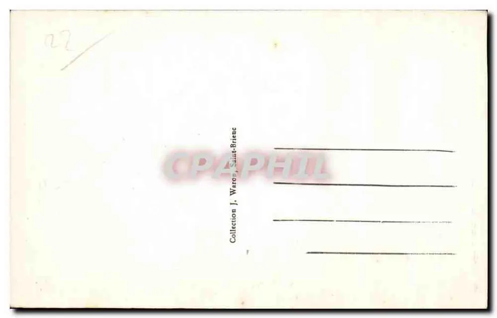 PLOUMANACH — O Chapéu de Napoleão — A.W. - 113 - Verso