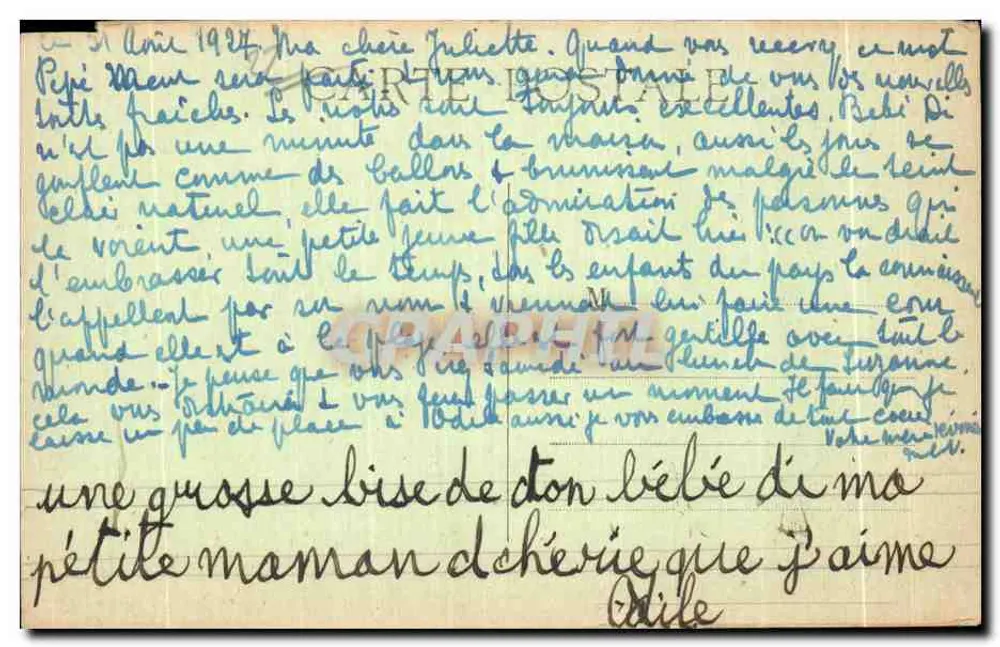 PLOUMANACH — A Garrafa Invertida — Edição Guillon, Lannion - Verso