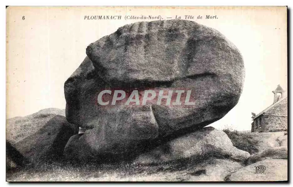 PLOUMANAC'H (Côtes-du-Nord) — Der Kopf des Todes. — JNDP - Vorderseite