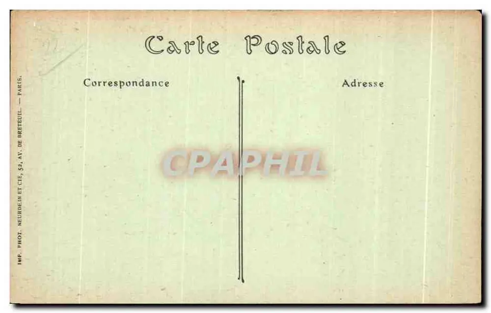 PLOUMANAC'H (Côtes-du-Nord) — Der Kopf des Todes. — JNDP - Rückseite
