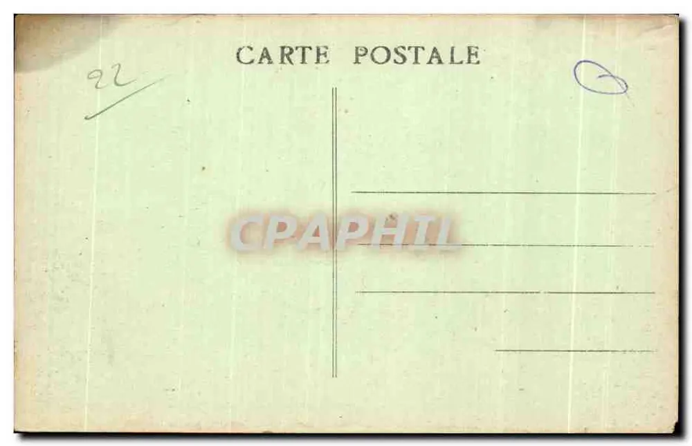 PLOUMANACH (C.-du-N) - Rochas Estranhas - O Pé - Verso
