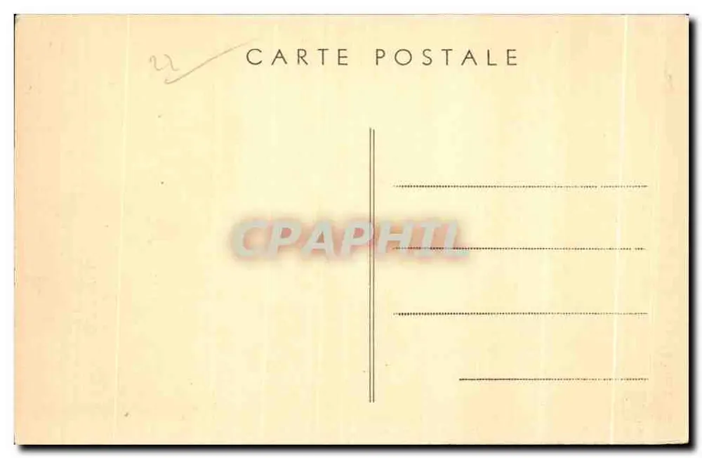 PLOUMANACH (C.-du-N.) — Efeito de ondas na Costa — As Sete Ilhas — Cotté Galeries, Saint-Jacques, França - Verso