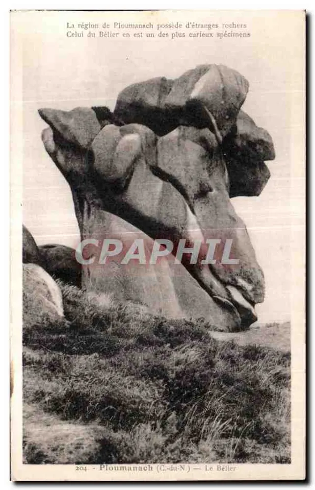 Der Bélîer — Ploumanach (C.-du-N.) — Merkwürdige Felsen - Vorderseite