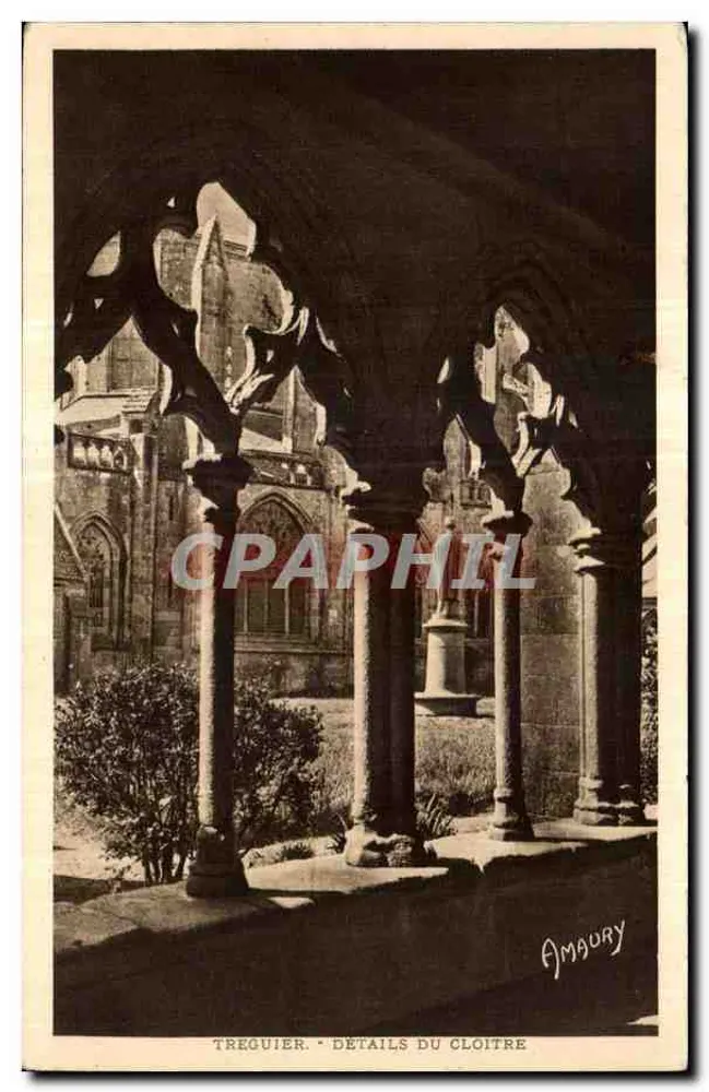 Treguier - Detalhes do claustro — Ambury - Frente