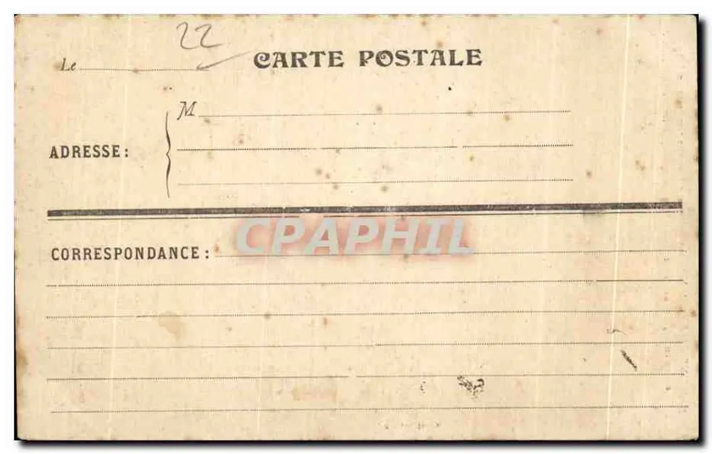 Saint-Cast (C.-du-N.) — La Colonne (Lévrette terrassant un léopard) — J. Rouzé, Dijon - Verso