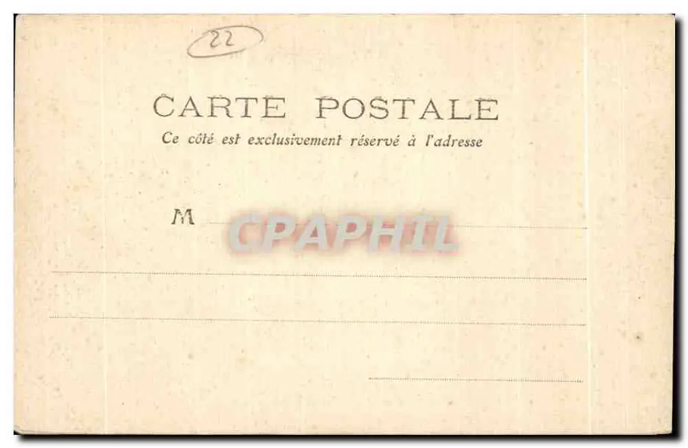 Le Guildo — Die klingenden Steine — Sammlung A. Waran, St Brieuc, Cliché A. R. du C. - Rückseite