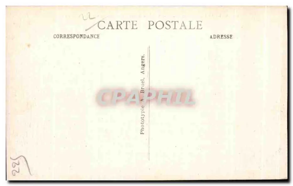 St-Quay-Portrieux (C.-du-N.) — Der Gerbot d'Avoine Felsen — A. B. - Rückseite