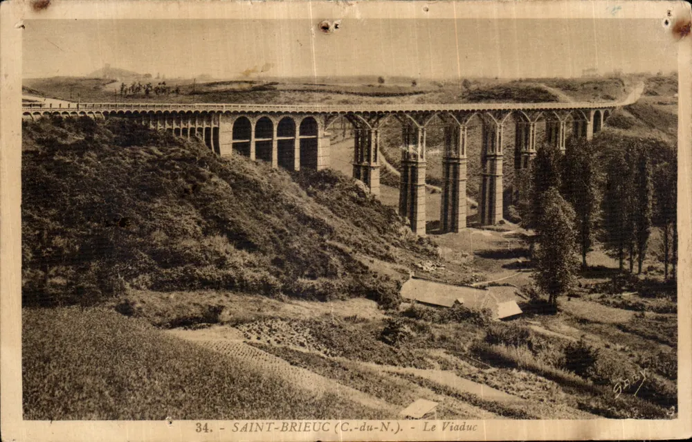 Saint-Brieuc (C.-du-N.) — Le Viaduc — Éditeur Gaby, n° 34 - Frente
