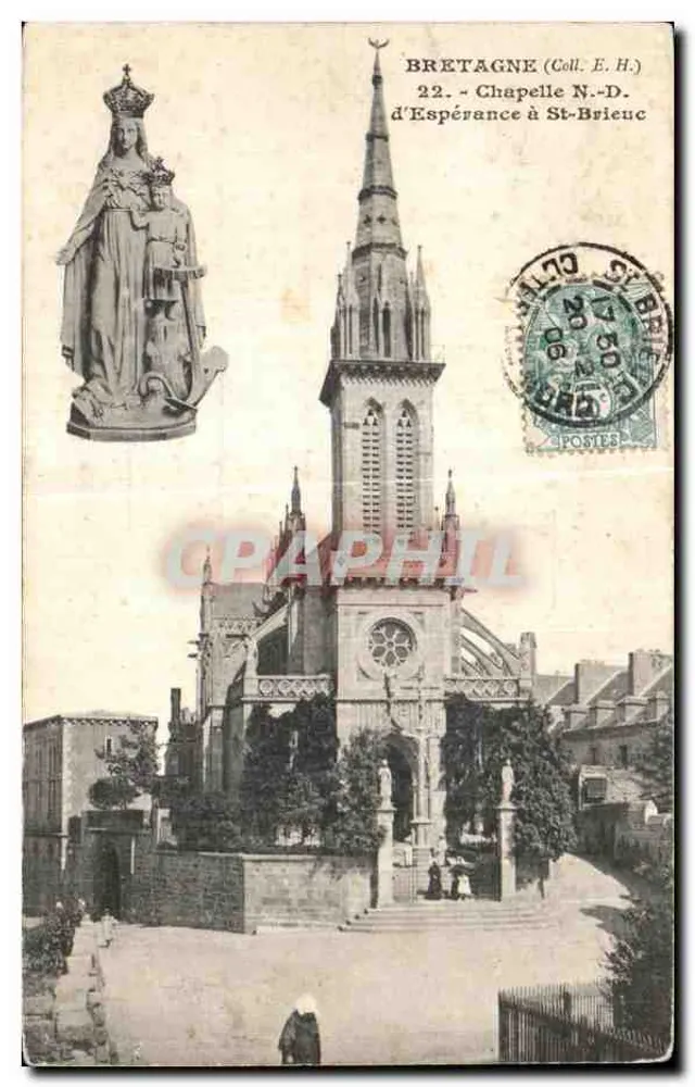 Capela N.-D. da Esperança em St-Brieuc — Bretagne (Coleção E. H.) — n°22 - Frente