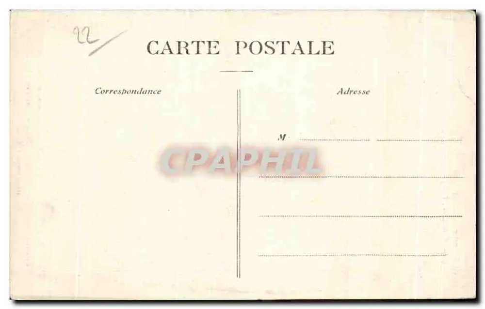 St-Brieuc — Torre da Alma ou Hotel de Maillé — Castelos da Bretanha (Coleção E. Hamonic, S.-B.) - Verso