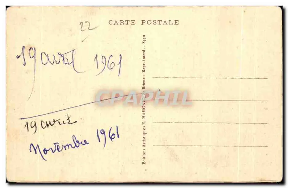 Saint-Brieuc - Kathedrale und Rathaus — Éditions E. Hamon - Rückseite