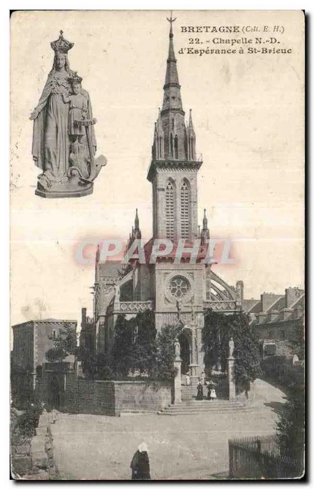 Cappella N.-D. d'Espérance a St-Brieuc — Bretagna (Coll. E. H.) - Recto