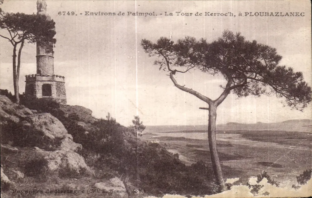 Intorno a Paimpol — La Torre di Kerroc'h, a Ploubazlanec — Collezione E. Hamonie, n° 6749 - Recto
