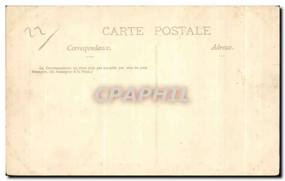 Kermaria-Nisquit, Plouha (Côtes-du-Nord) — Fragment der Totentanz — J.-B. Barat, Verlag-Fotograf, Saint-Quay - Rückseite