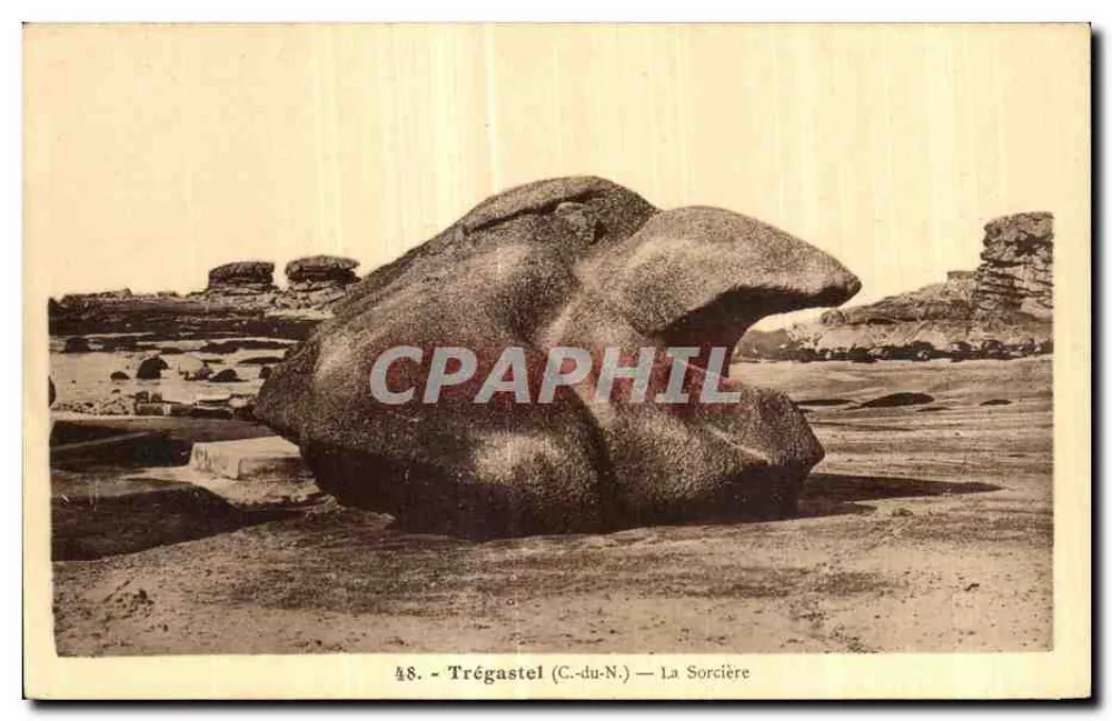 Trégastel (C.-du-N.) — A Feiticeira — Edição Beau-Séjour - Frente