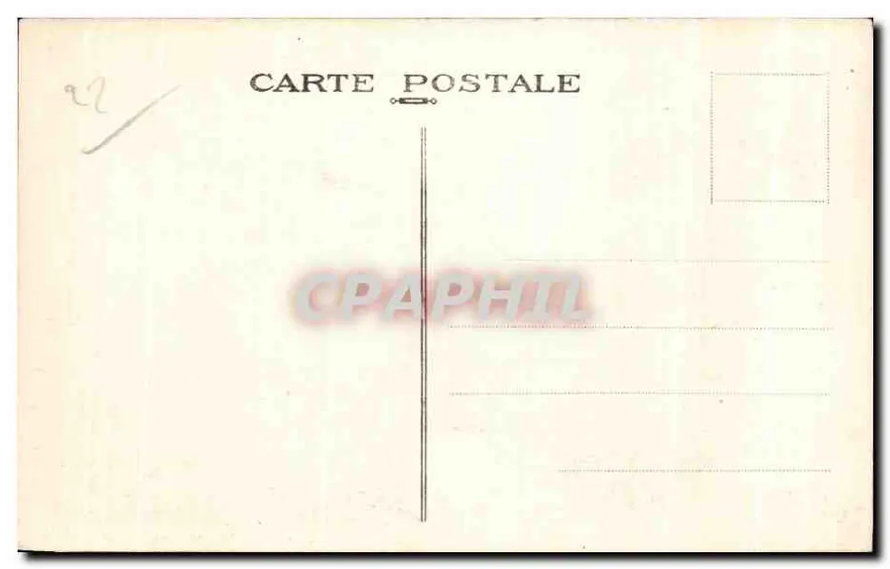O Dado - Trégastel (Côtes-du-Nord) — Edição da Pousada Beau-Séjour, Trégastel - Verso