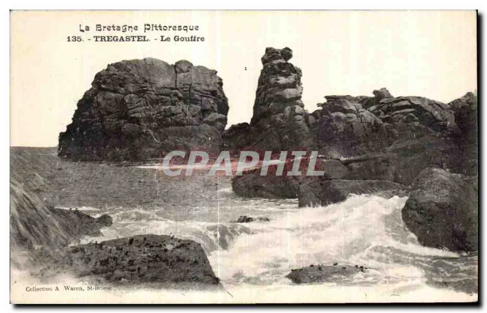 TREGASTEL - Der Gouffre — Sammlung A. Waron, St-Brieuc - Vorderseite