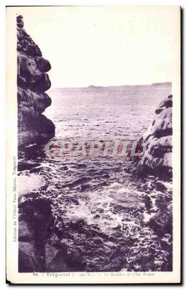 Trégastel (Finistère) — Der Gouffre de l'Île Renot — Édition de l'Île du N. (Trégastel) - Vorderseite
