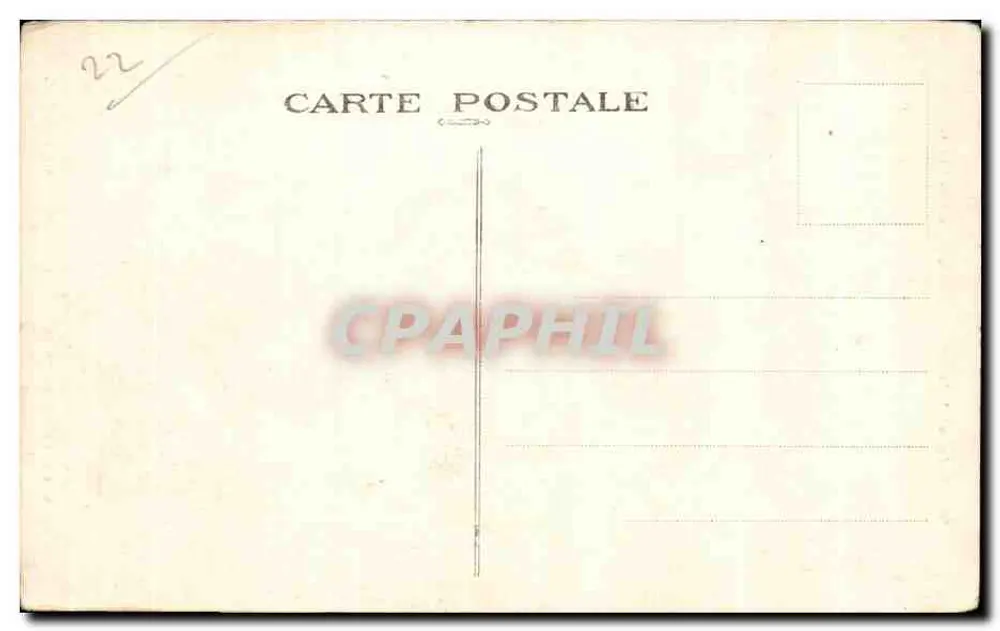 Trégastel-Plage (C.-du-N.) — O Pai Eterno — Edição do Hotel Beau-Séjour, Trégastel - Verso