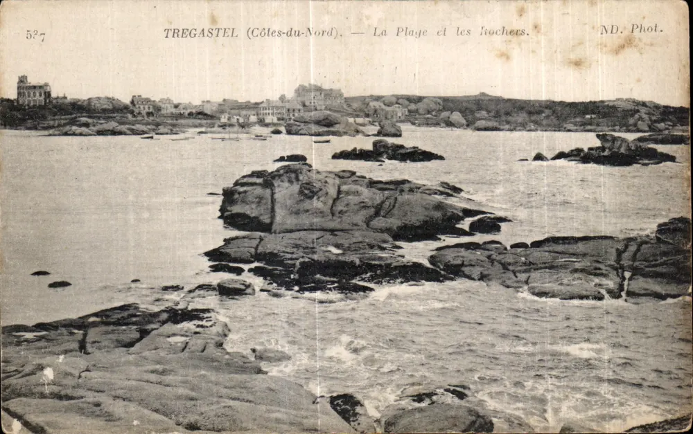 TREGASTEL (Côtes-du-Nord) — Die Strände und Felsen — ND. Phot. - Vorderseite