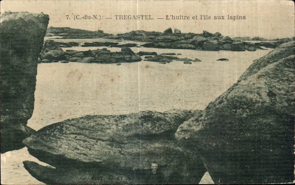 TREGASTEL — Die Muschel und die Kanincheninsel — Verlag C. et S. - Vorderseite