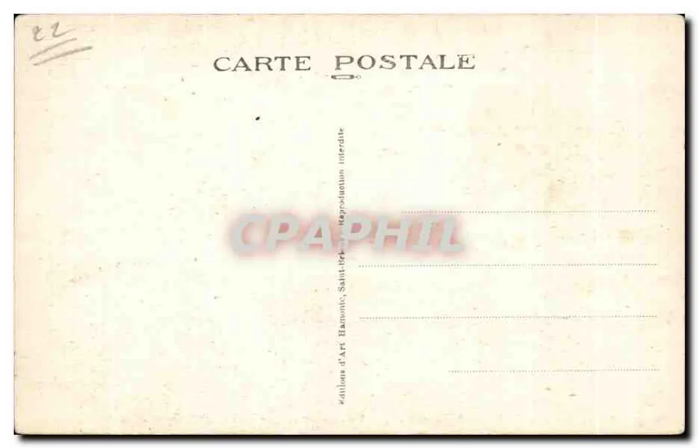 Trégastel — Vista geral da Praia — éd. Art. Harmonie, n° 9468 - Verso