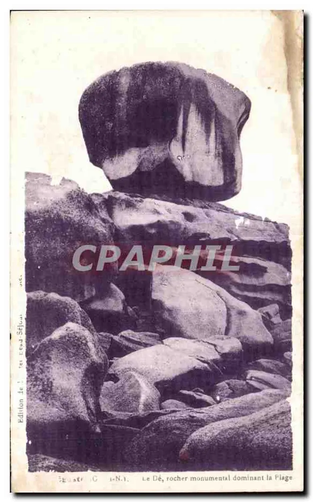 Der Dé, monumentaler Felsen über der Strand — Edition J. Le G. N.I. — Serie G-N.I. - Vorderseite