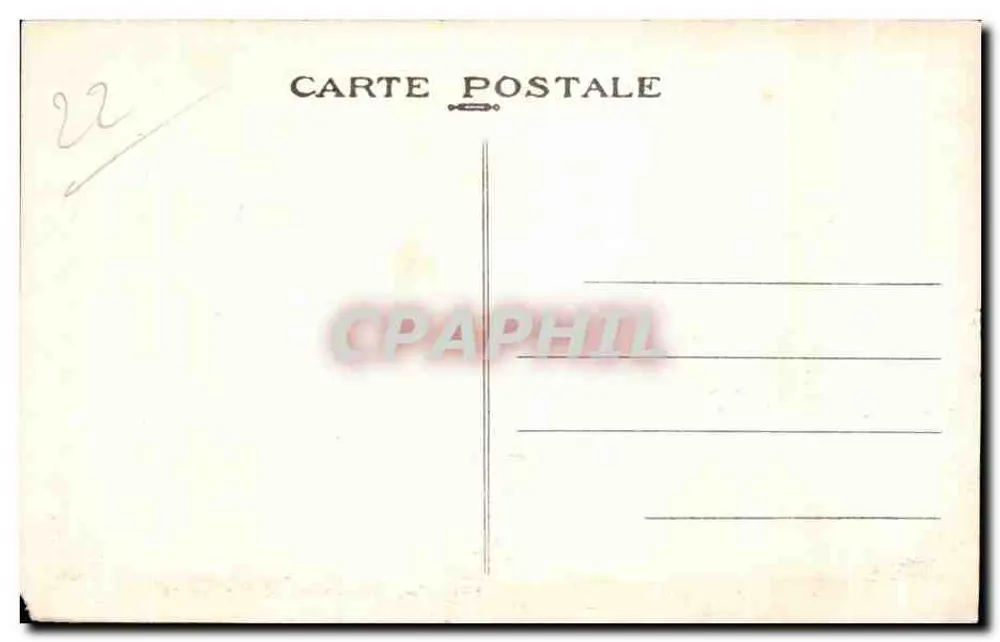 Trégastel (Finistère) — Der Gouffre de l'Île Renot — Edition des Hôtel Beau Séjour, Trégastel, Nr. 96 - Rückseite