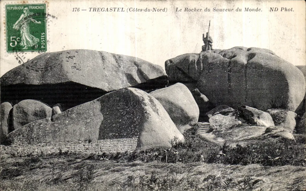 Tregastel (Côtes-du-Nord) — Der Felsen des Weltretters — ND Phot. - Vorderseite