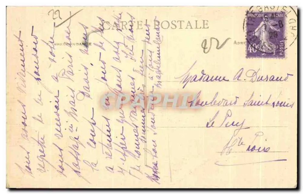 Trégastel (C.-du-N.) — Le Dé und die sieben Inseln von Bois — Verlag: Impr. G. Delaporte, Trégastel - Rückseite