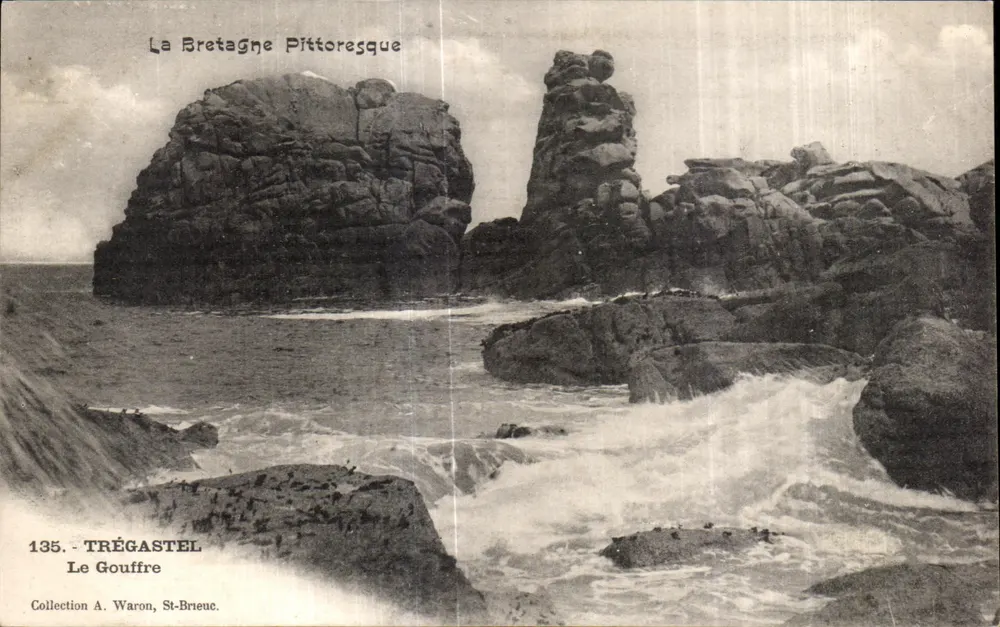 Trégastel — Le Gouffre — Sammlung A. Waron, St-Brieuc - Vorderseite