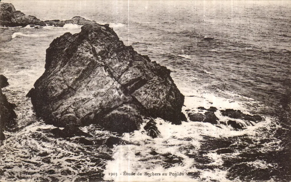 Estudo de Rochas no Pouldu — 1903 — Editor desconhecido - Frente