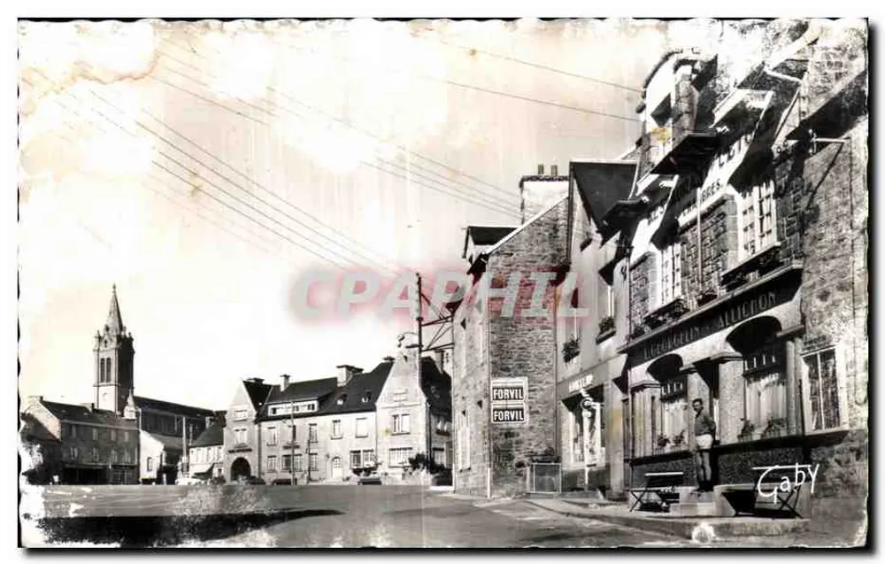 Ploëuc (C.-du-N.) — Place Louis Morel — Hotel-Restaurant de l’Étoile — Éditions Gaby - Vorderseite