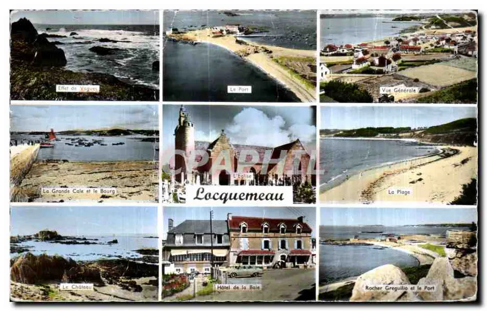 Locquemeau — Allgemeine Ansicht, Der Hafen, Die Kirche, Der Strand — Editions Gaby - Vorderseite