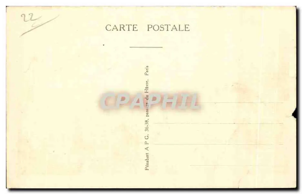 Les Ponts Neufs (C.D.N.) — Die Grandville-Plage — Pénabert, Paris - Rückseite
