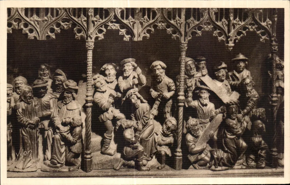 Grab von Jean V von Bretagne — Holzschnitzereien — Les Éditions d'Art Yvon, Paris - Vorderseite