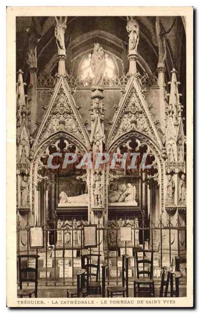 Tréguier - Die Kathedrale - Das Grab des heiligen Yves - Vorderseite