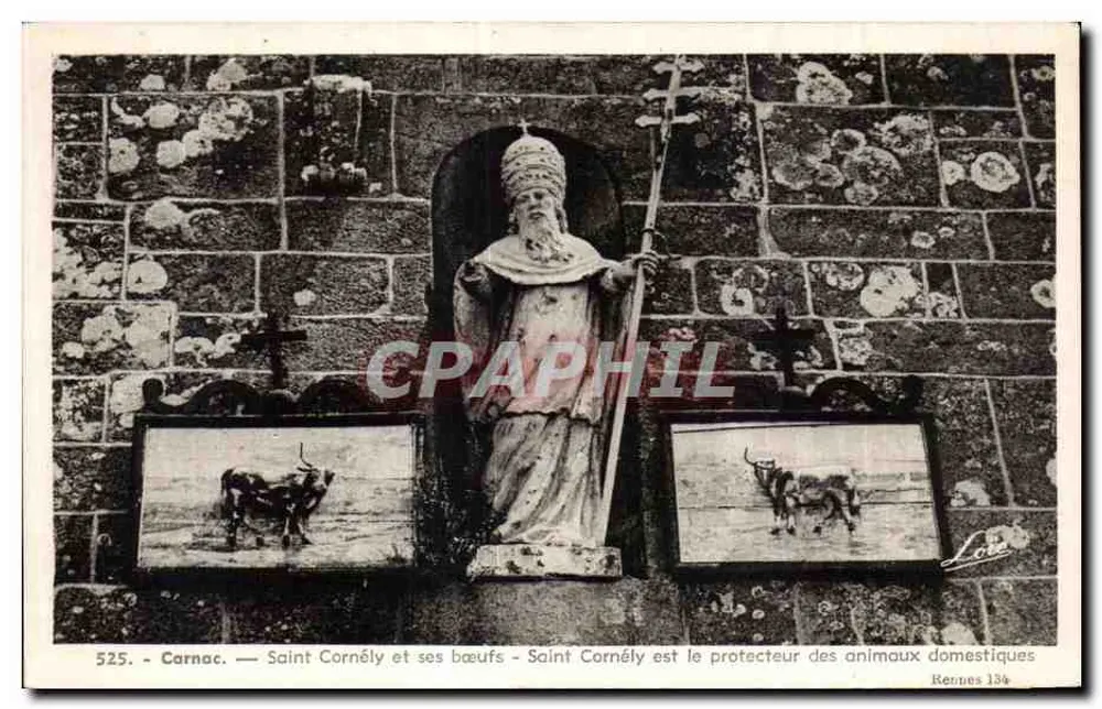 Heiliger Cornély und seine Ochsen — Carnac — Verlag Laurent-Nol, Rennes - Vorderseite